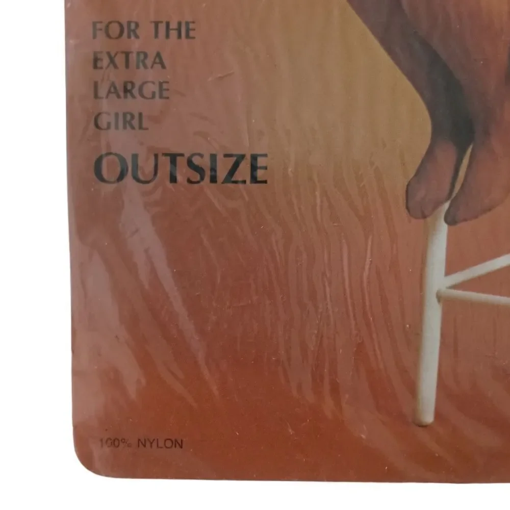 Chubby Chick Extra Width Pantyhose Beige Sz A‎ 44